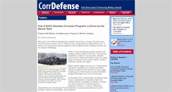 Desktop Screenshot of corrdefense.nace.org