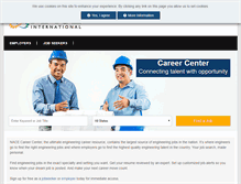 Tablet Screenshot of jobs.nace.org