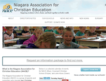 Tablet Screenshot of nace.ca